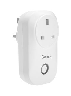 Buy Smart Home Automation S20 10A 2200W Wifi Wireless Remote Control Socket, Smart Plug  Compatible With Alexa Google Home IOS And Android (Plug- Uk) White 0.154kg in Saudi Arabia