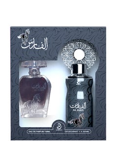 Buy Al Faris Gift Set (1 x EDP 100 ml, 1 x Perfume Spray 200ml) in UAE