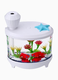 اشتري Fish Tank LED Air Humidifier 460ml H18985W أخضر/ شفاف/ أحمر في الامارات