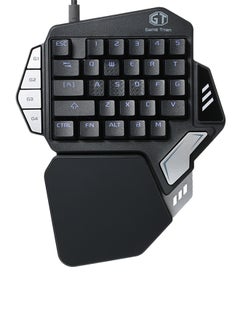 Buy Mechanical Wired Gaming Keyboard Black in UAE