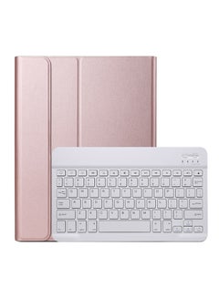 Buy Protective Case Cover For Apple iPad Pro 10.5 Inch With Bluetooth Keyboard Rose Gold in Saudi Arabia