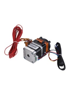 Buy Extruder Kit MK8 3D Printer With Stepping Motor Fan Black 7.5x4x4cm in Saudi Arabia