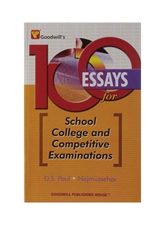 اشتري 100 Essays For School College And Competitive Examinations paperback english - 30-Mar-09 في السعودية