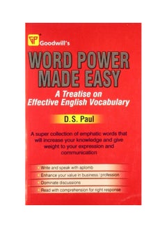 اشتري Word Power Made Easy: A Treatise On Effective English Vocabulary غلاف ورقي الإنجليزية by D.S. Paul - 30-Jan-09 في الامارات