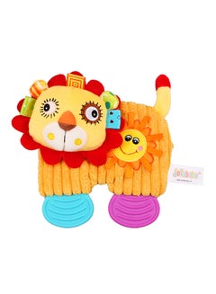 Buy Baby Lion Shape Comforter Plush Teething Toys With Magic Mirror in UAE