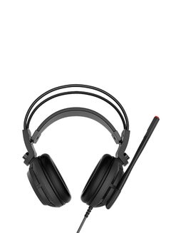 Buy Wired Over-Ear Gaming Headphones With Mic Black/Red in UAE