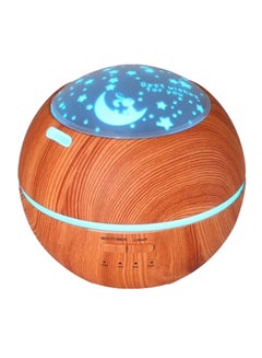 اشتري Ultrasonic Mini Humidifier With Night Light TN-003 خشبي في الامارات
