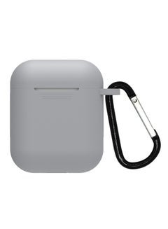 Buy Protective Case Cover For Apple AirPods Grey in UAE