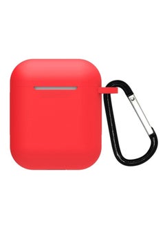 Buy Protective Case Cover For Apple AirPods Red in UAE
