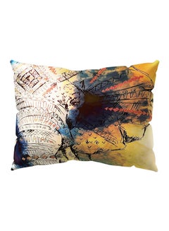 Buy Elephant Printed Throw Pillow Case Multicolour 18x8x18cm in UAE