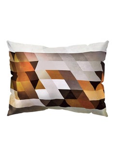 Buy Rectangular Decorative Pillow Case Multicolour 18x8x18cm in Saudi Arabia