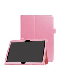 Buy Flip Cover Case For Huawei Media Pad T3 10 /Honor Play 2 9.6Inch Pink in UAE