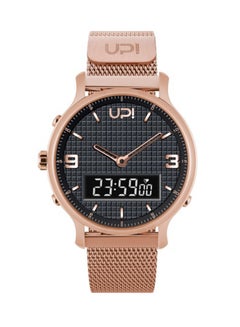 Buy unisex Stainless Steel Analog & Digital Watch 1520 - 43 mm - Rose Gold in UAE