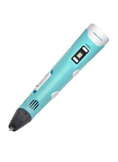 Buy 3D Printing-Pen With Adjustable Speed And Temperature (AU Plug) Blue/White in UAE