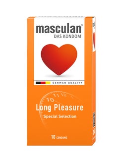 اشتري 10-Piece Masculan Long Pleasure Condom في السعودية