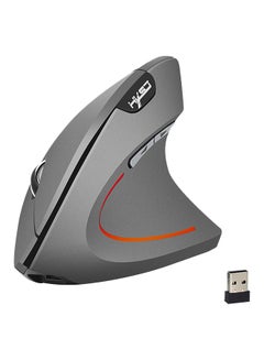 Buy Wireless Mouse Grey/Black/Orange in Saudi Arabia
