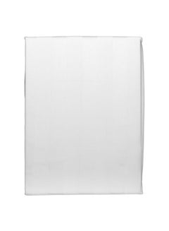 Buy Flat Bed Sheet Cotton White 250x280cm in UAE