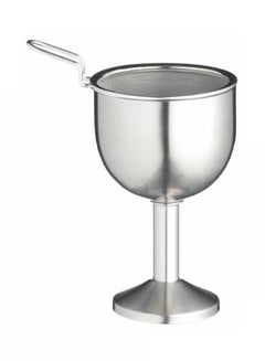 اشتري Bc Deluxe Stainless Steel Decanting Funnel Silver 6.5 X 10 X 11 Centimeter في الامارات