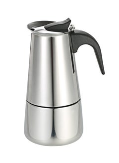 Buy Percolator Coffee Maker Mocha Pot 100.0 ml H18576-1 Silver in Egypt