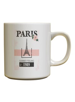 Buy Paris Summer Design Ceramic Mug Multicolour in Saudi Arabia