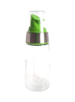 Buy 2-In-1 Oil And Vinegar Dispenser Clear/Green/Silver in UAE