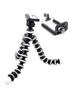 Buy Flexible iPhone Tripod Stand Black/White in UAE