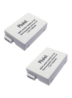 Buy Replacement Battery For Canon EOS 550D/600D/X4/X5/T2i/T3i White in UAE