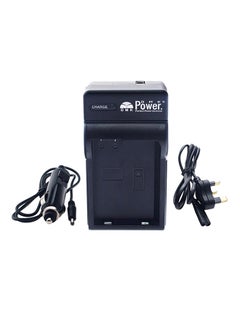 Buy Battery Charger With UK Plug For Canon EOS 60D/7D/5D2/5DII/5D Mark II/LC-E6Eh Camera Black in Saudi Arabia