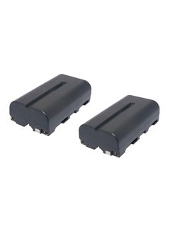 Buy 2-Piece Replacement Battery For NP-F570/F550 Black in UAE