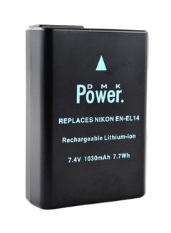اشتري Replacement Battery For Nikon Coolpix D3100 D3200 D5100 P7000 P7100 P7700 Camera أسود في الامارات