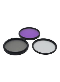 Buy 3-Piece UV CPL FLD Filter Set Multicolour in Saudi Arabia