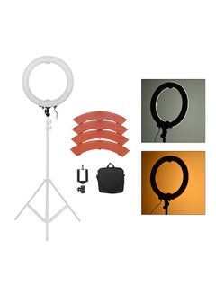 Buy 36W LED Video Ring Light Photography Studio Fill-In Light 360Pcs LED Beads 5500K Adjustable Brightness With Color Filters Carry Bag in Saudi Arabia