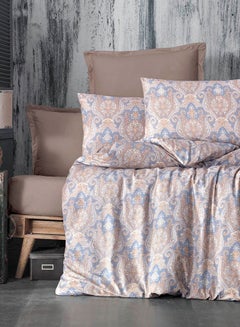 Buy 4-Piece Printed Duvet Cover Set Fabric Multicolour in UAE