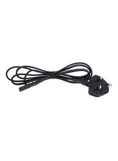 Buy 1.5m Laptop Power Cable 3 Pin to 2 Pin with Fuse black in Saudi Arabia