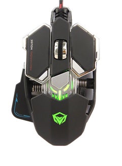 Buy MEETiON Gaming 4000 DPI 10 Buttons LED Optical USB Wired Professional Gaming Mouse in UAE