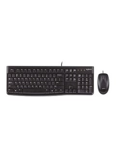 Buy MK120 USB Keyboard And Mouse Set black in UAE