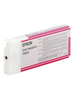 Buy Epson Ink Cartridge - T6063, Vivid Magenta in Saudi Arabia