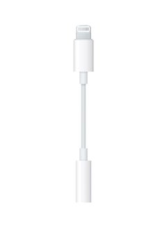 Buy Lightning Audio Stereo Charging Cable White in UAE