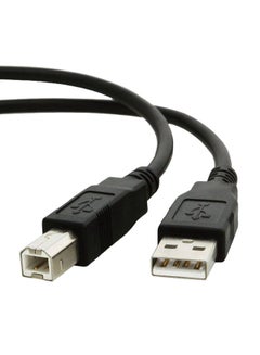 اشتري كابل USB 2.0 للطابعة المتوافقة المزودة بمنفذ USB أسود في مصر