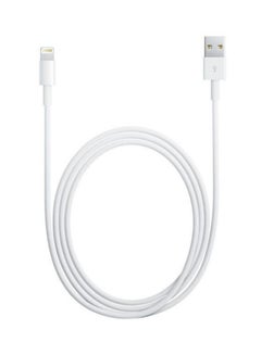 Buy 8 Pin To USB Data Sync Charger Cable Cord For iPhone 5/5s/5c 6 iPod Touch White in UAE