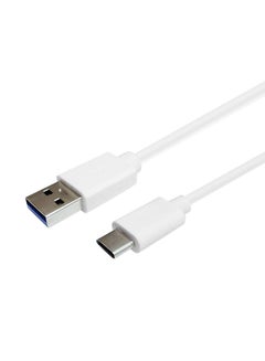 Buy USB To USB Type-C Cable White in Saudi Arabia