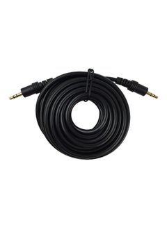Buy 3.5mm AUX Cable Black in UAE