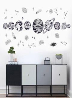 اشتري Planet Sketch Wall Sticker في السعودية