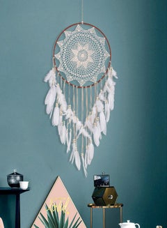 Buy Native American Dream Catcher White 116x40centimeter in UAE