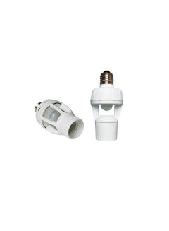 Buy Infrared Pir Motion Sensor LED Lamp With Holder Switch White in Saudi Arabia