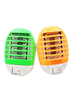 Buy LED Electric Mosquito Fly Bug Insect Trap Zapper Killer Night Lamp Us Plug Roung As shown 10*5*3centimeter in Saudi Arabia