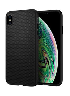 Buy Liquid Air Case Cover For Apple iPhone XS Max Matte Black in UAE