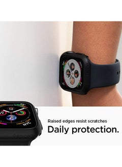 Spigen Thin Fit Case Cover for Apple Watch 44mm Series 6 / SE/ 5/ 4 Black  KSA | Riyadh, Jeddah