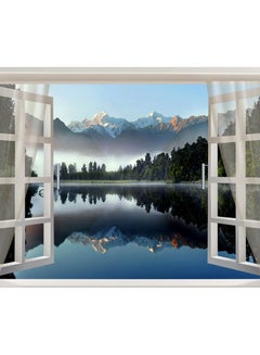 Buy View Of The Lake Printed Wallpaper Multicolour 300X400cm in UAE