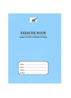 Buy Single Line Exercise Notebook, 80 Pages Blue in UAE